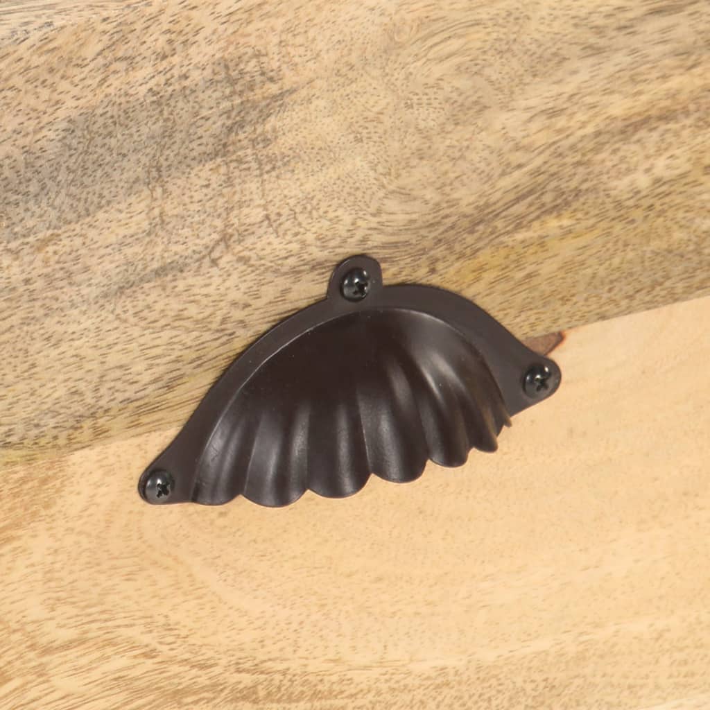 Tv cabinet 120x35x45 cm solid mango wood - number 4.