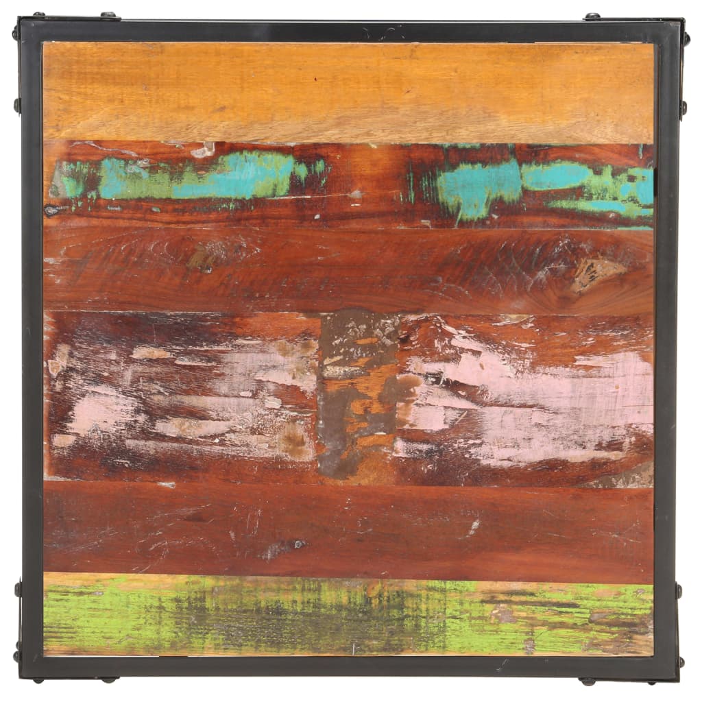 Stolić za kavu 60x60x35 cm puno reciklirano drvo - number 3.