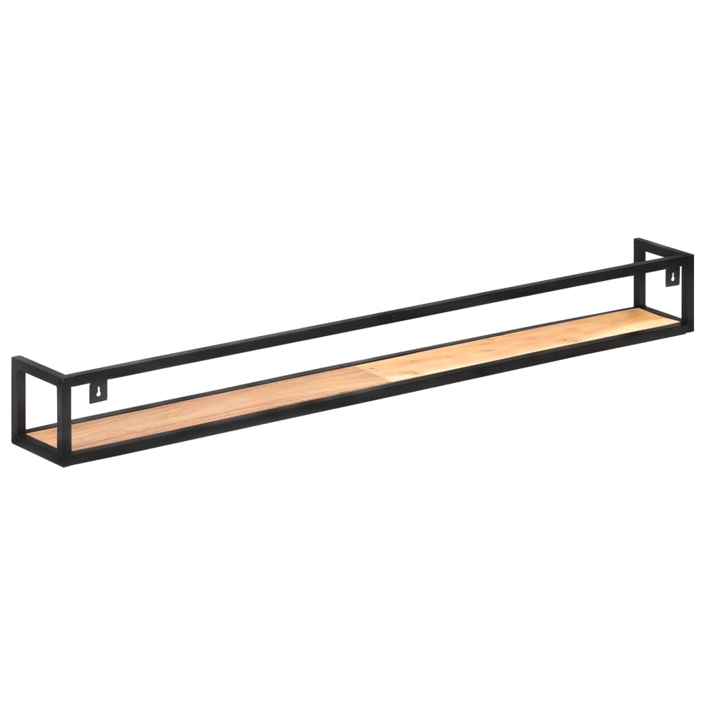 Półki ścienne 2 szt. 160 cm lite drewno akacjowe - number 4.