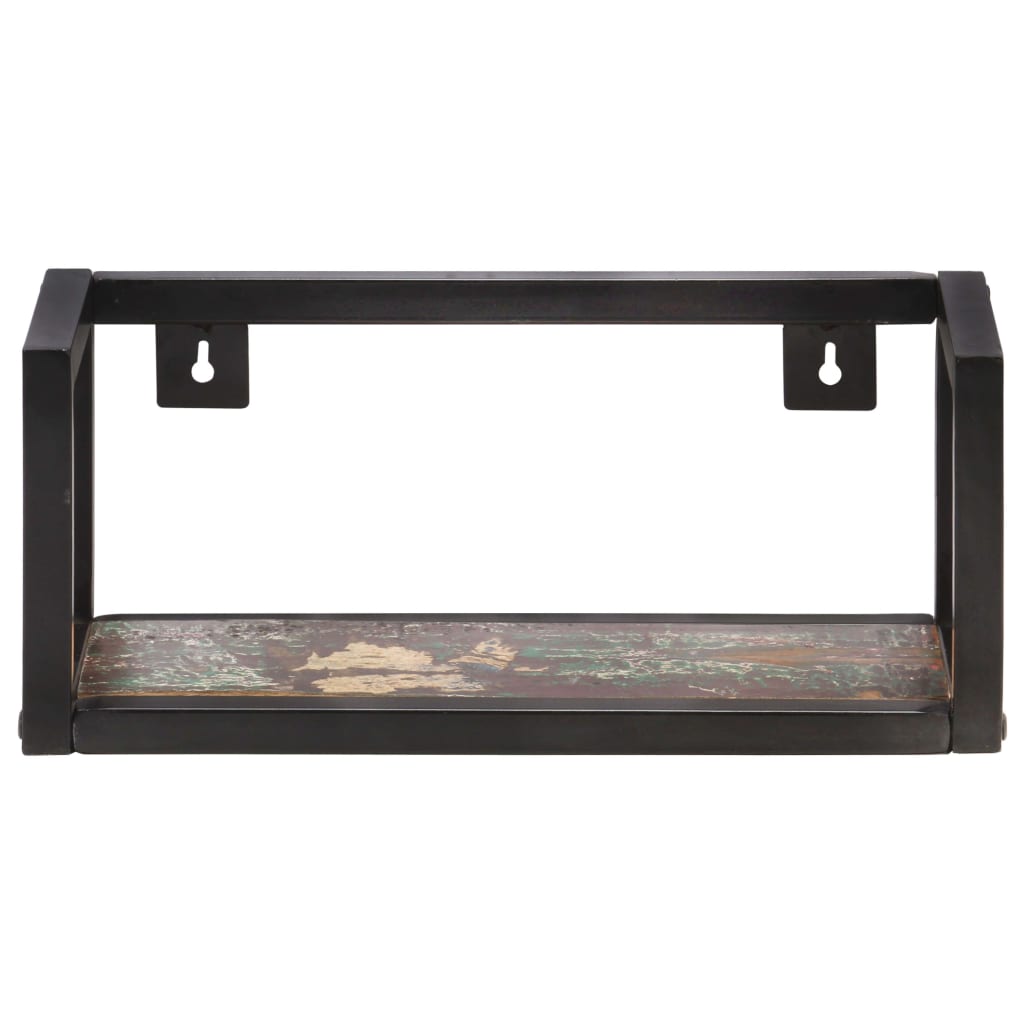 Półki ścienne szt. lite drewno z odzysku - 40 cm, 2 szt., lite drewno z odzysku, 1 szt. - number 3.