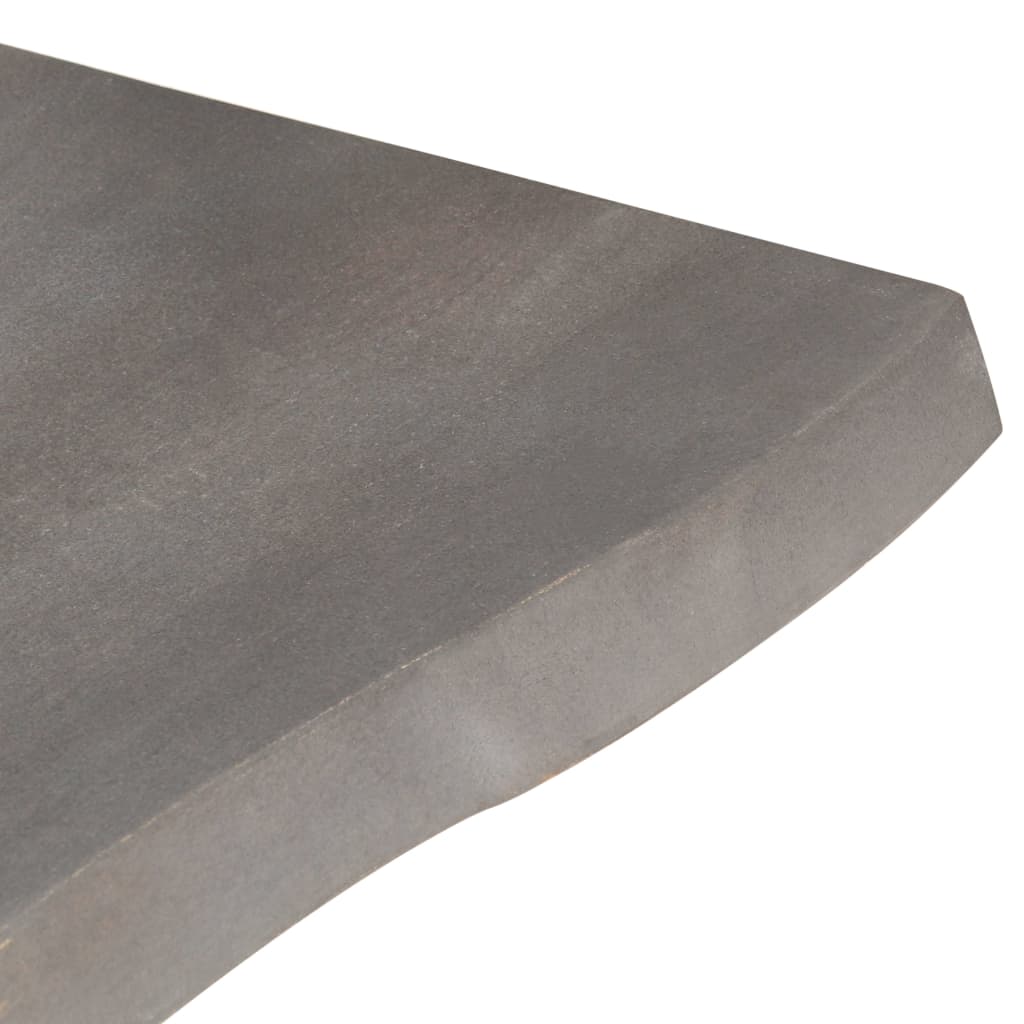 Stolik kawowy z krawędziami naturalnymi 60x60x40 cm lite drewno akacjowe - number 4.