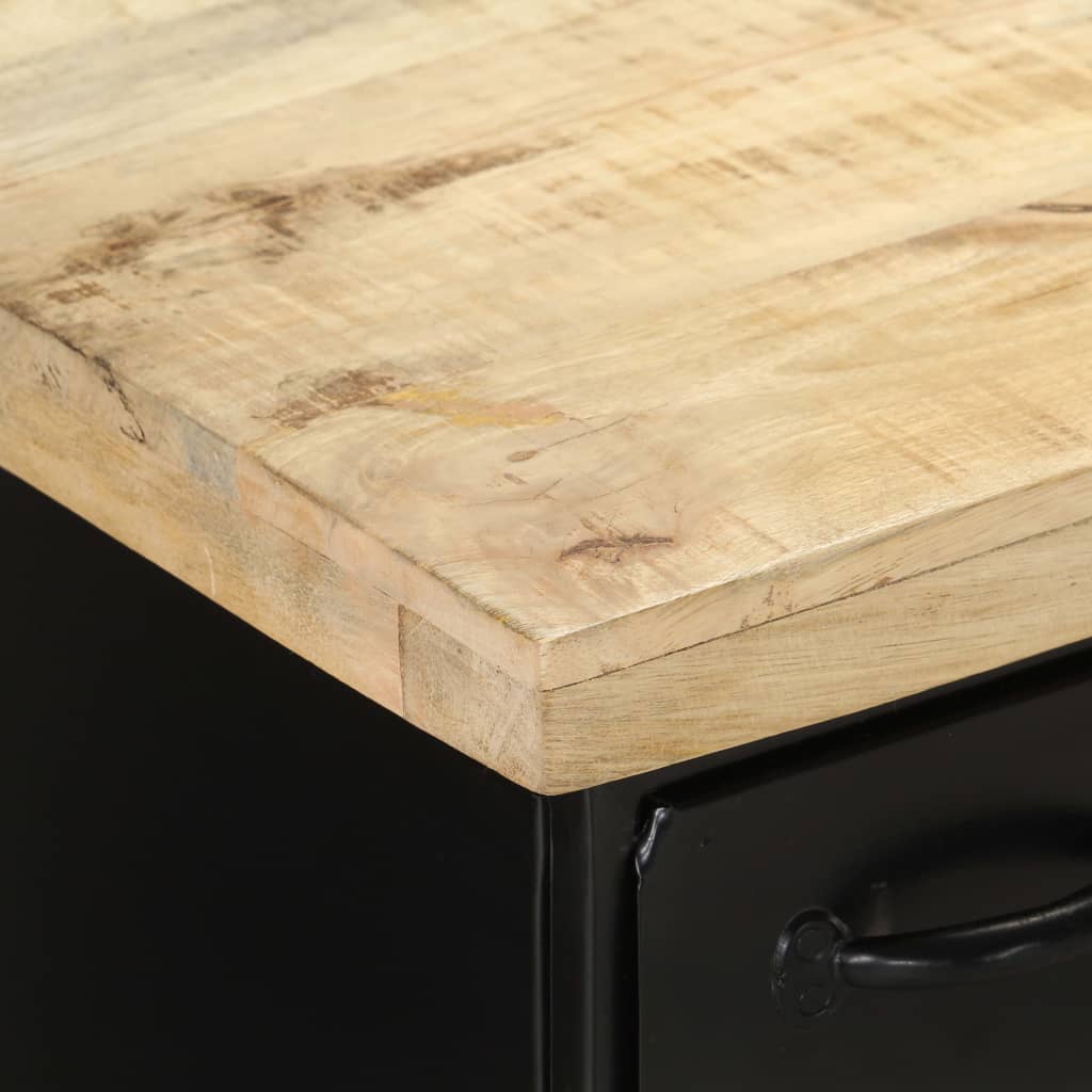 Skänk 140x38x76 cm grovt mangoträ - number 6.