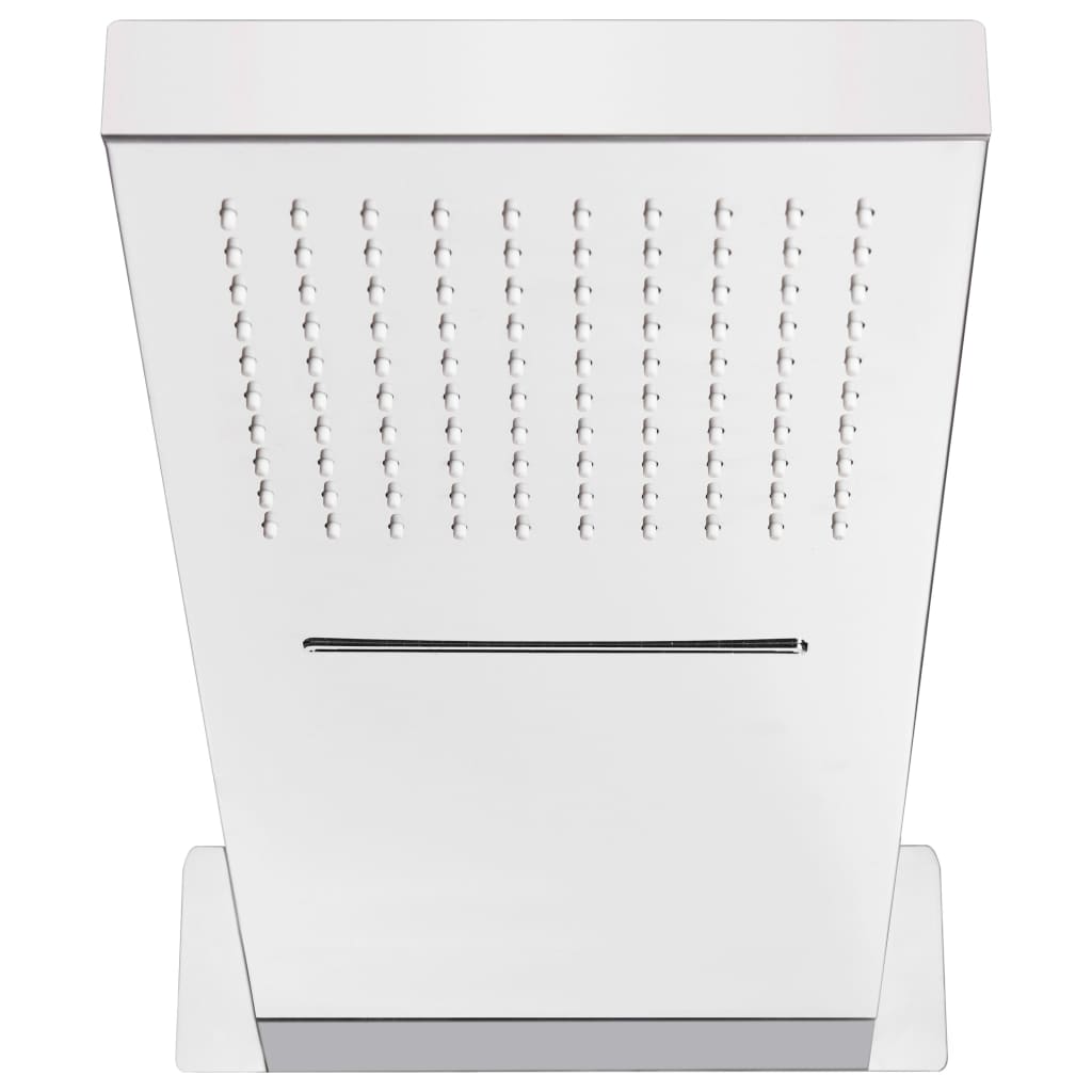 Väggmonterat duschhuvud rostfritt stål 201 silverfärgat - number 2.