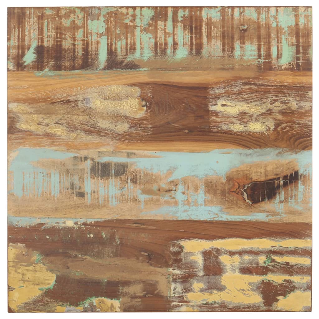 Sidebord 40x40x35 cm massivt resirkulert tre - number 4.