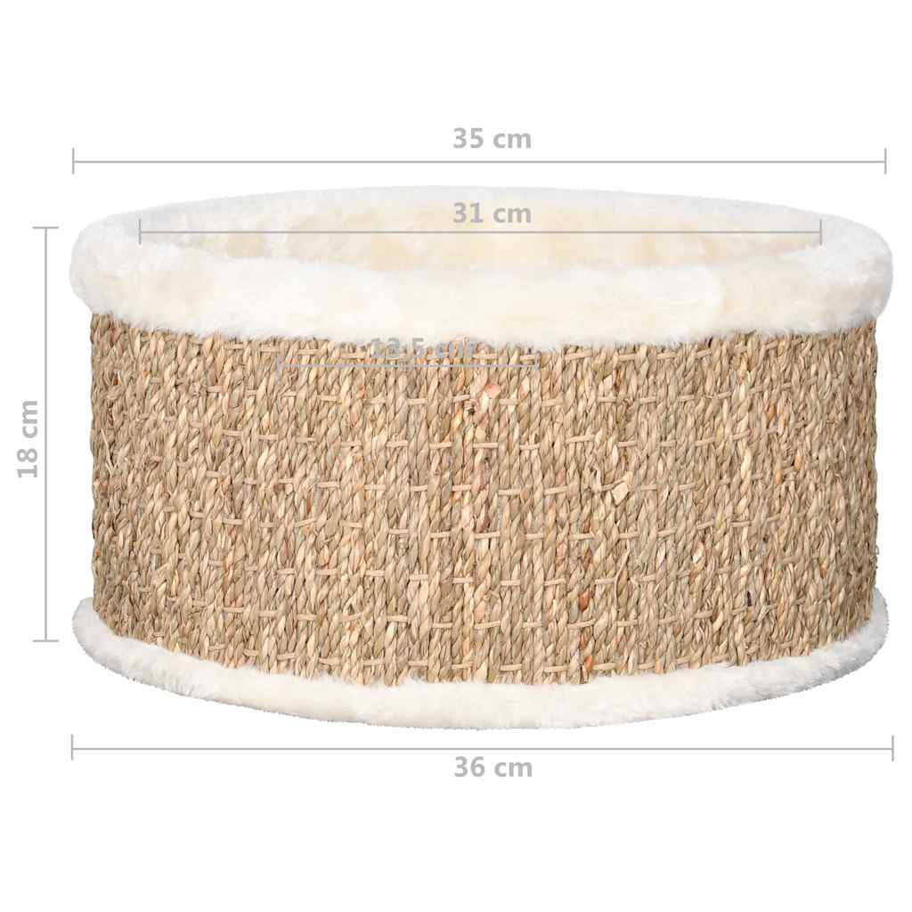 Panier rond pour chat 36 cm jonc de mer - number 6.