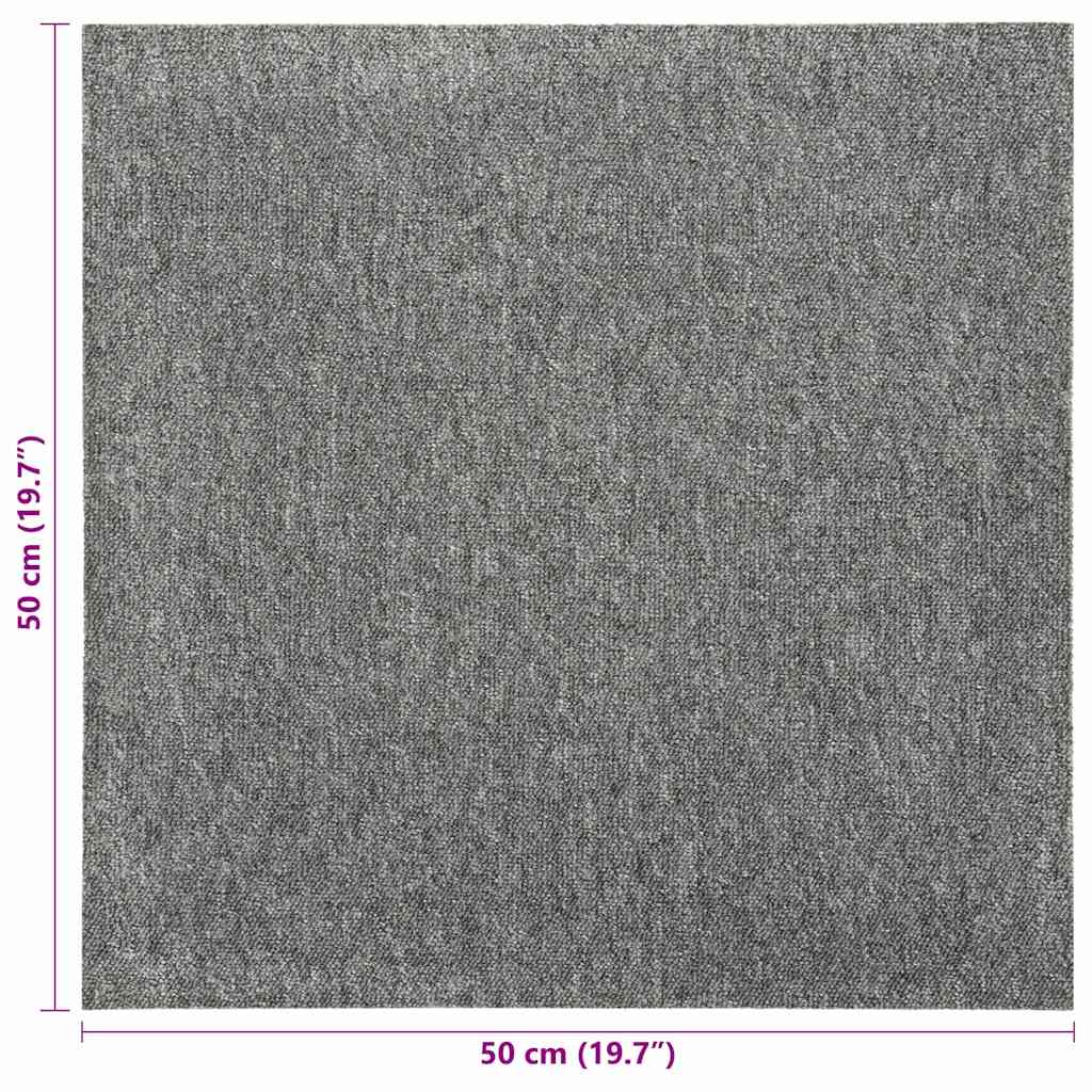 Dalles de moquette 20 pcs. 5 m² 50x50 cm - gris, 1 - number 8.