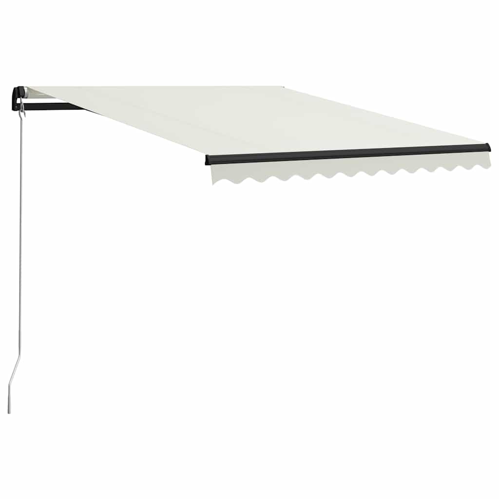 Tenda s led svjetlima, ručni pogon, krem ​​boja - krem, 300 x 250 cm, 1 - number 2.