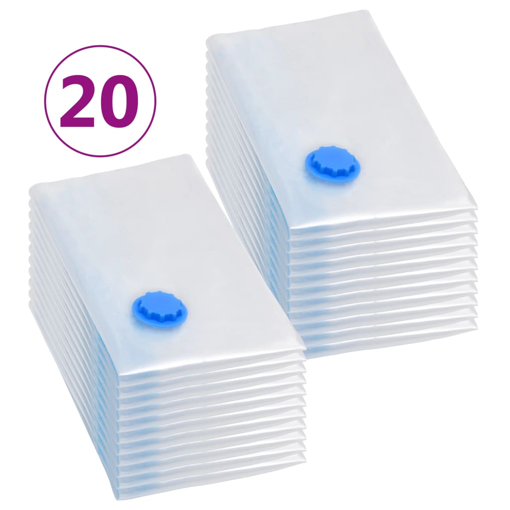 Vacuum bags for storing clothes pcs. - 80 x 60 cm, 20, 1 - number 2.