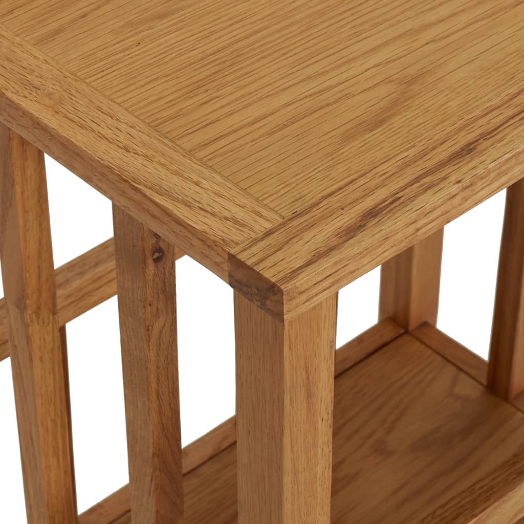 Porta riviste 45x35x55 cm rovere massello - number 5.