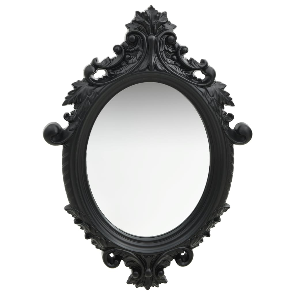Wall mirror 56x76 cm castle style - black, 1 - number 1.