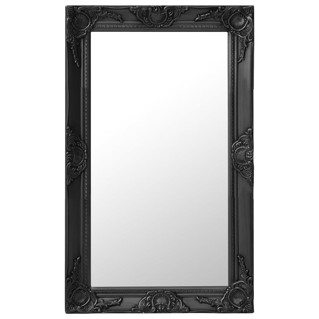 Wall mirror baroque style - black, 50 x 80 cm, 1 - number 1.