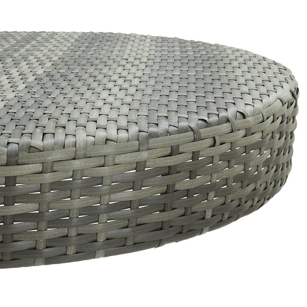 Havebord 75,5x106 cm polyrattan - grå, 75.5 x 106 cm, 1 - number 3.