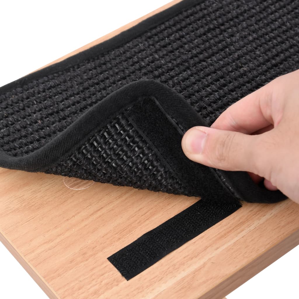 Arbre à chat avec tapis à gratter en sisal 123 cm - noir - number 6.