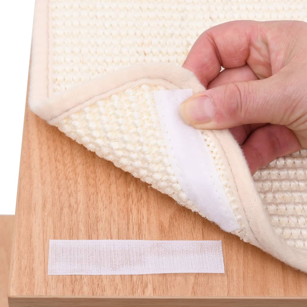 Scratch tree avec scratch mat sisal 82 cm - blanc - number 6.