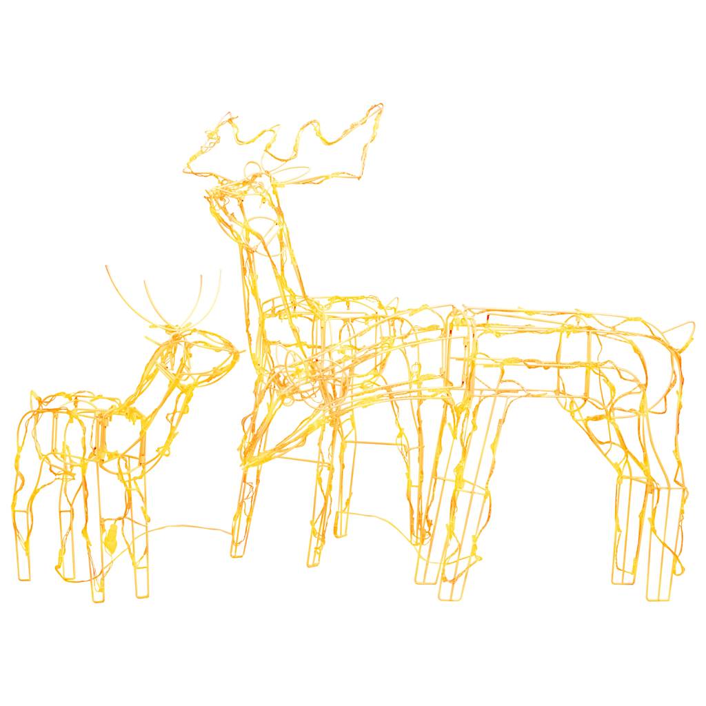 Juledekoration i 3 dele rensdyr 229 led'er - number 2.