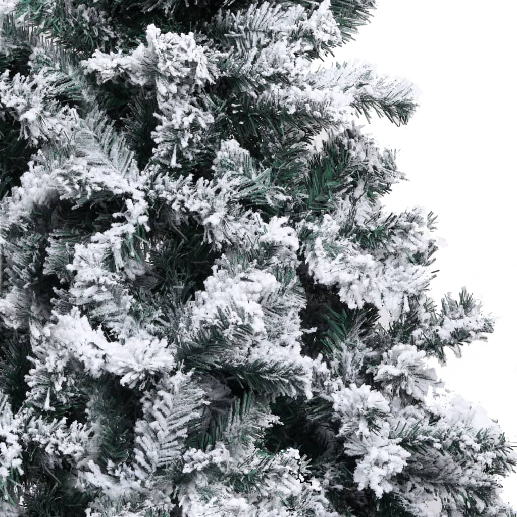 Artificial christmas tree with snow 240 cm pvc green - 240 x 150 cm, 1 - number 4.