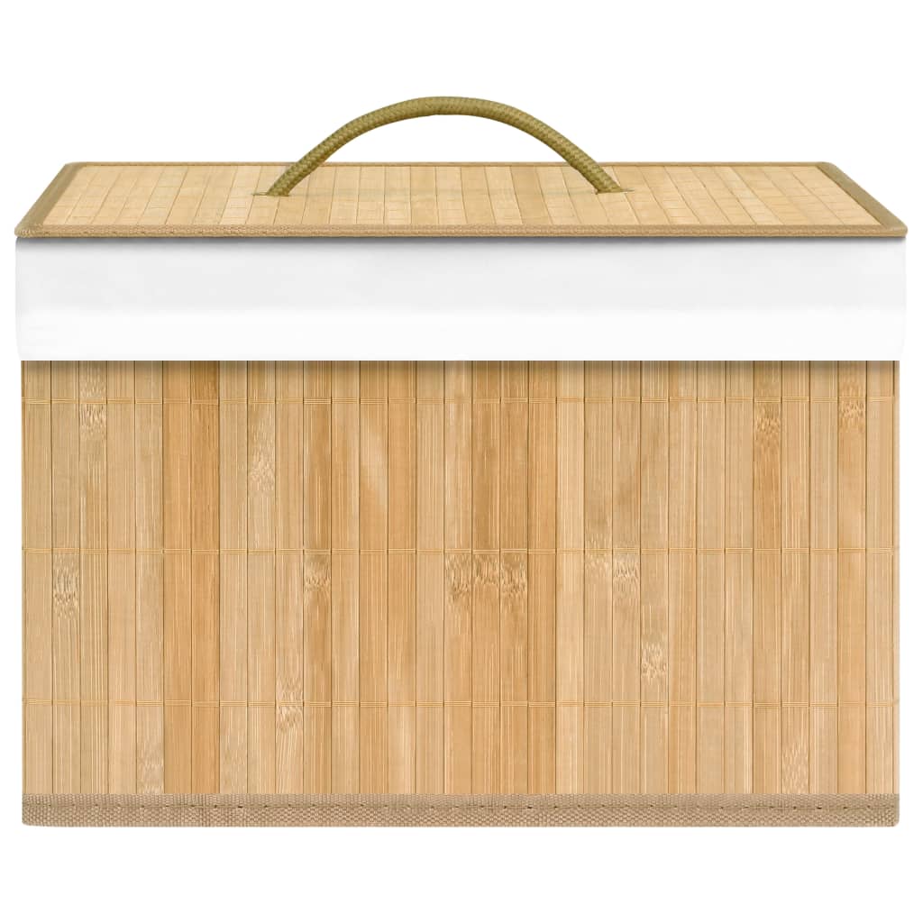 Storage boxes pcs. bamboo - light wood, 4, 1 - number 5.