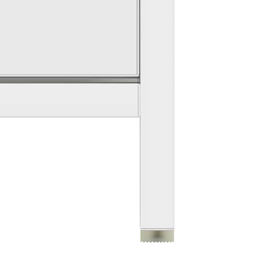 Badeværelsesskab 60x33x61 cm konstrueret træ hvid - number 12.