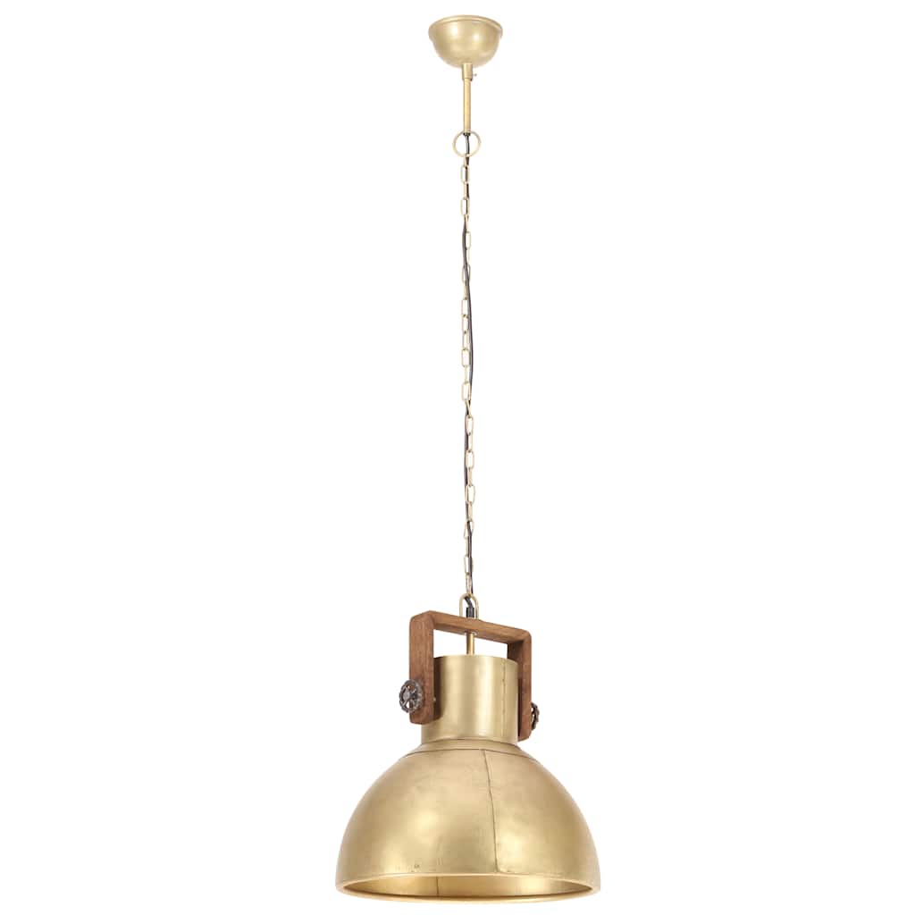 Industrial hanging lamp 25 w round 40 cm e27 brass-coloured - number 4.