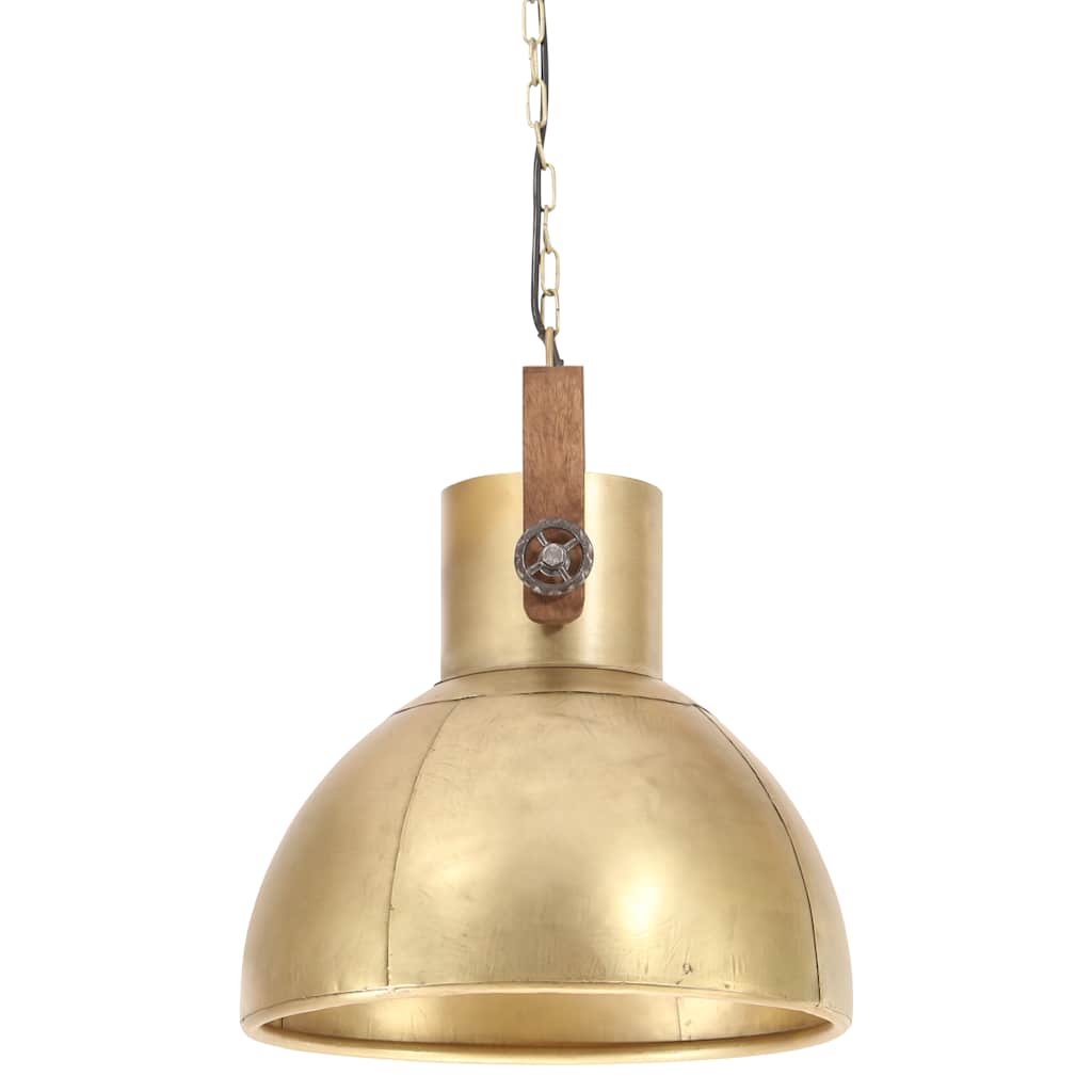 Industrial hanging lamp 25 w round 40 cm e27 brass-coloured - number 6.