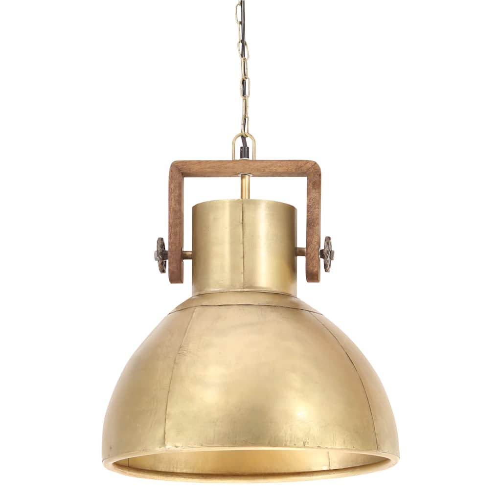 Industrial hanging lamp 25 w round 40 cm e27 brass-coloured - number 5.