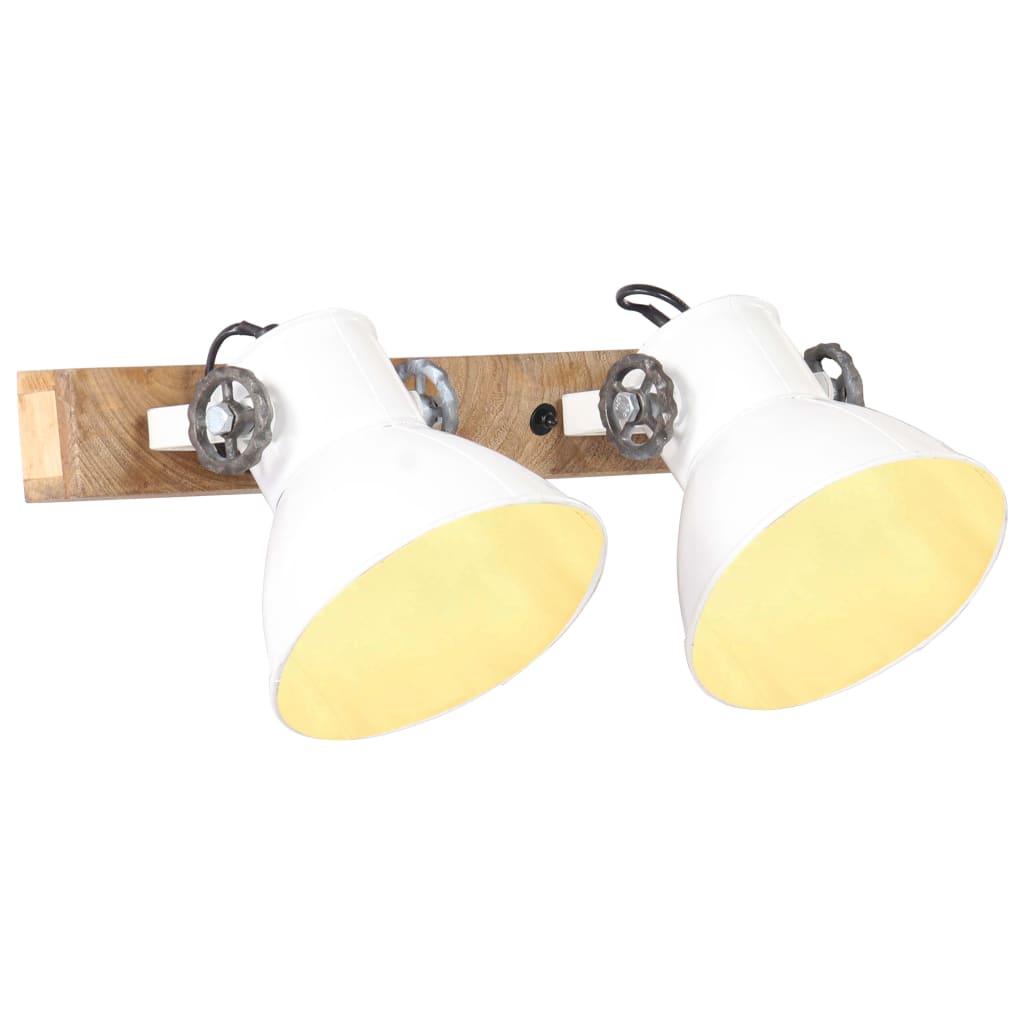 Industriel væglampe 45x25 cm e27 hvid - number 1.