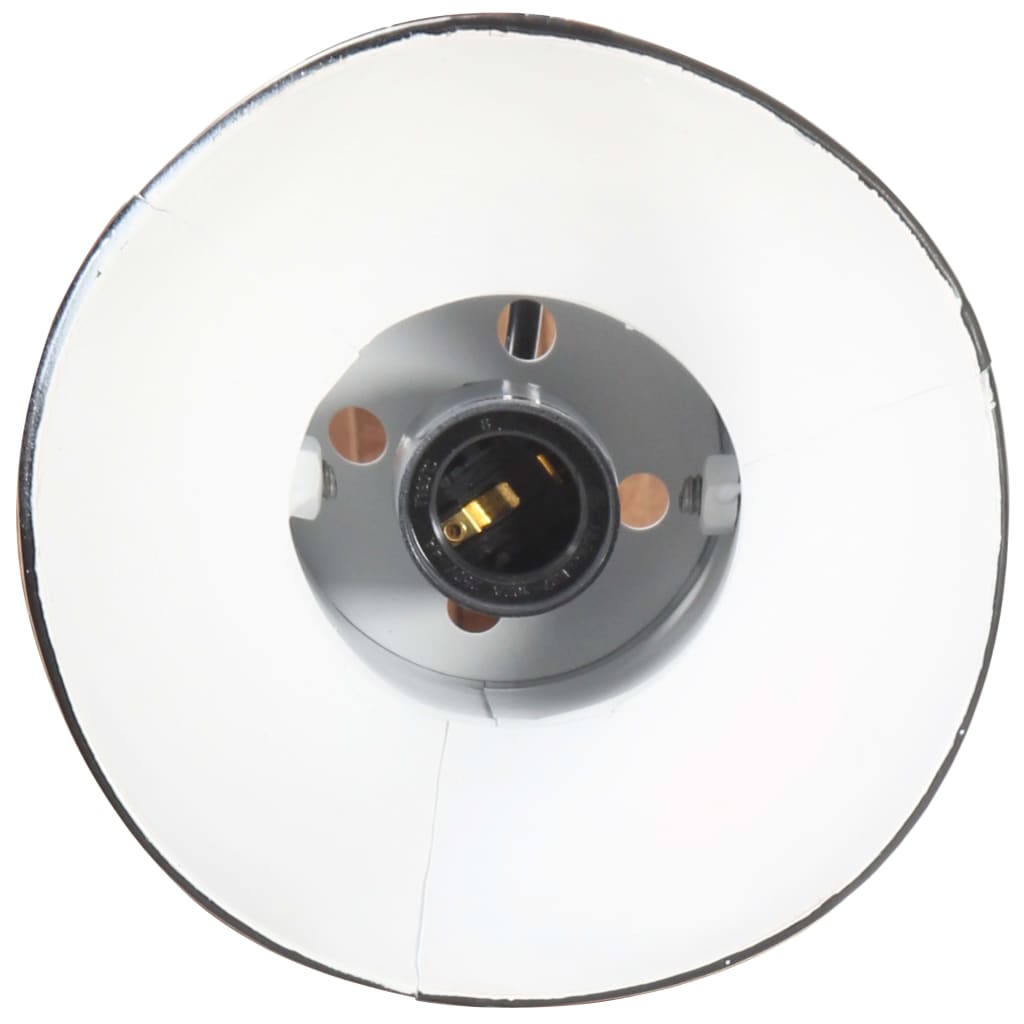 Lampe murale style industriel rond e27 noir - number 8.