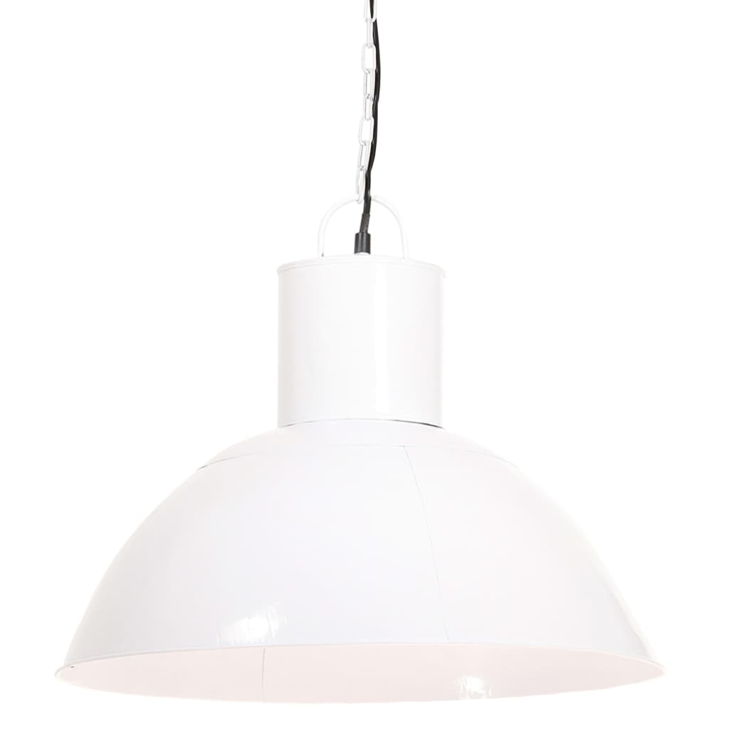 Lampe suspendue 25 w ronde 48 cm e27 blanche - number 2.