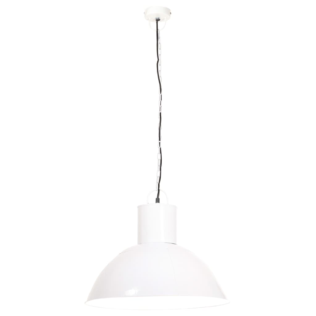 Lampe suspendue 25 w ronde 48 cm e27 blanche - number 4.