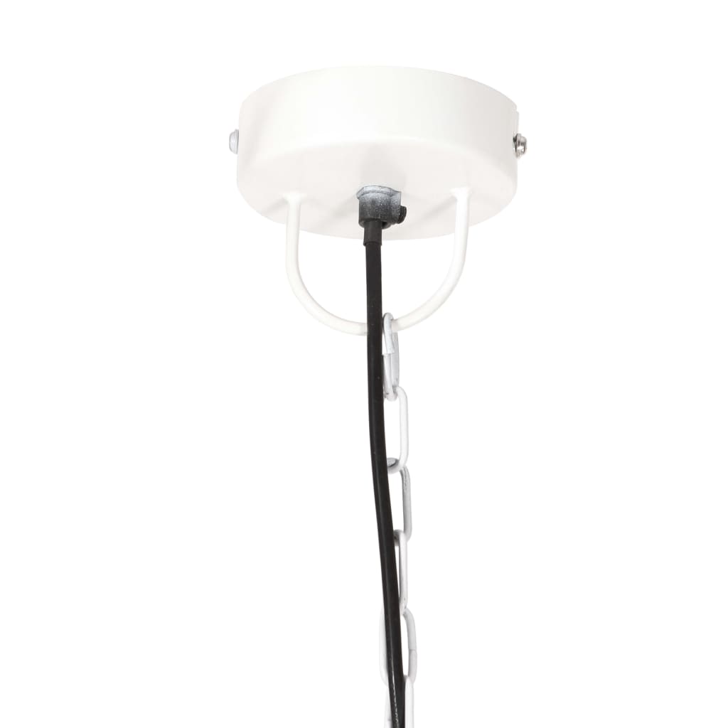 Lampe suspendue 25 w ronde 48 cm e27 blanche - number 5.
