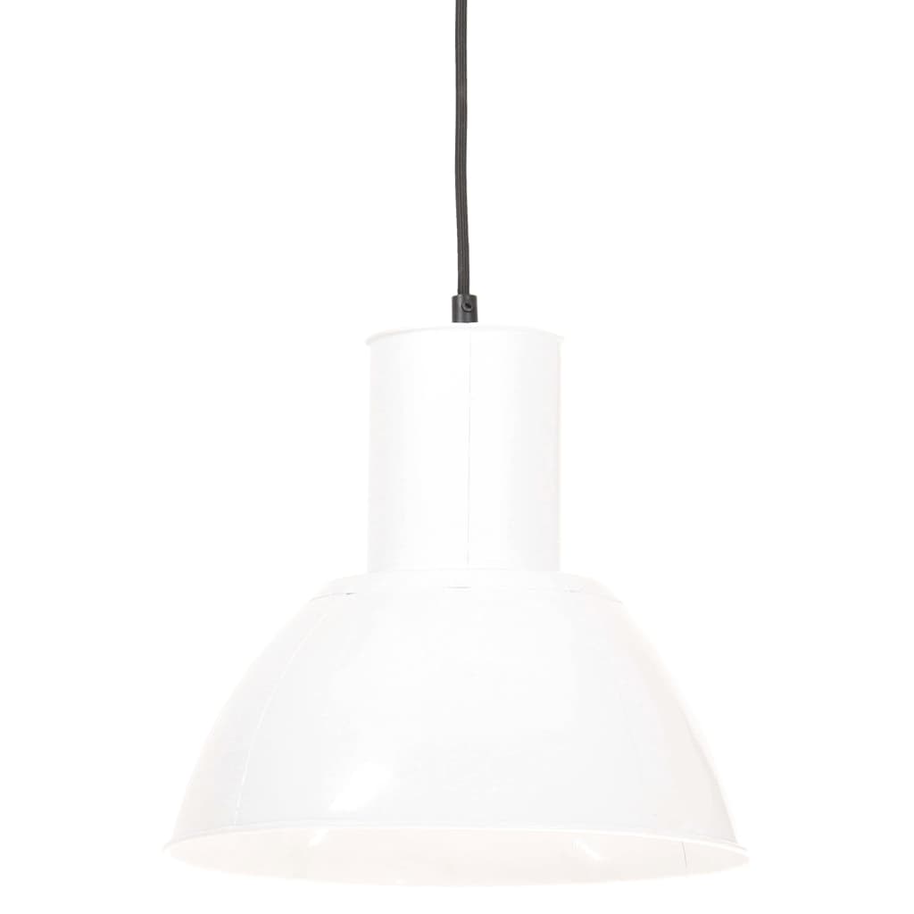 Lampe suspendue 25 w ronde 28,5 cm e27 blanche - number 2.