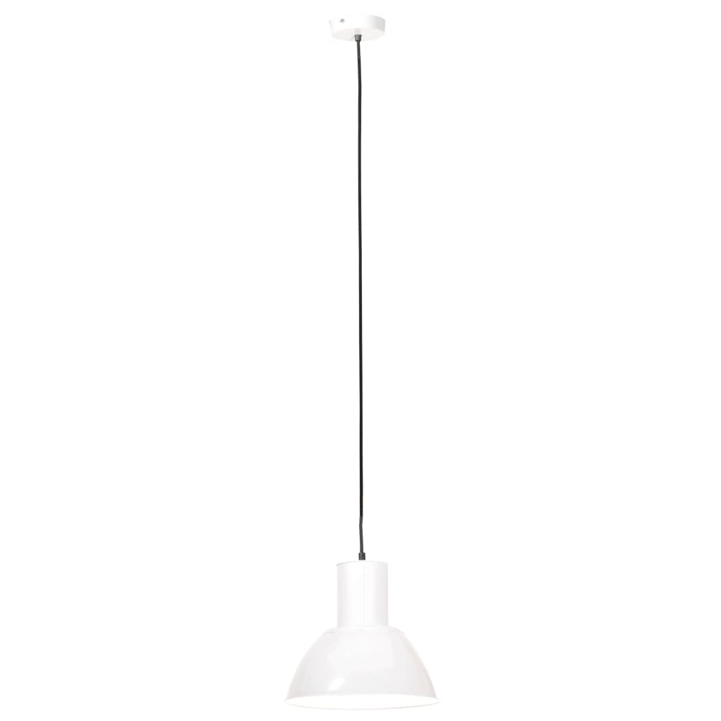 Lampe suspendue 25 w ronde 28,5 cm e27 blanche - number 4.