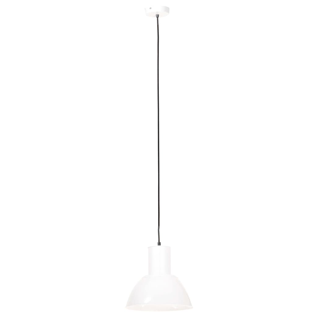 Lampe suspendue 25 w ronde 28,5 cm e27 blanche - number 3.