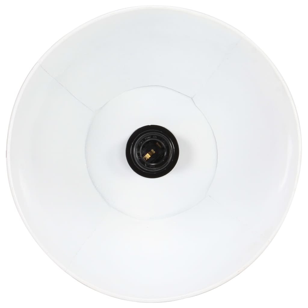 Lampe suspendue 25 w ronde 28,5 cm e27 blanche - number 7.