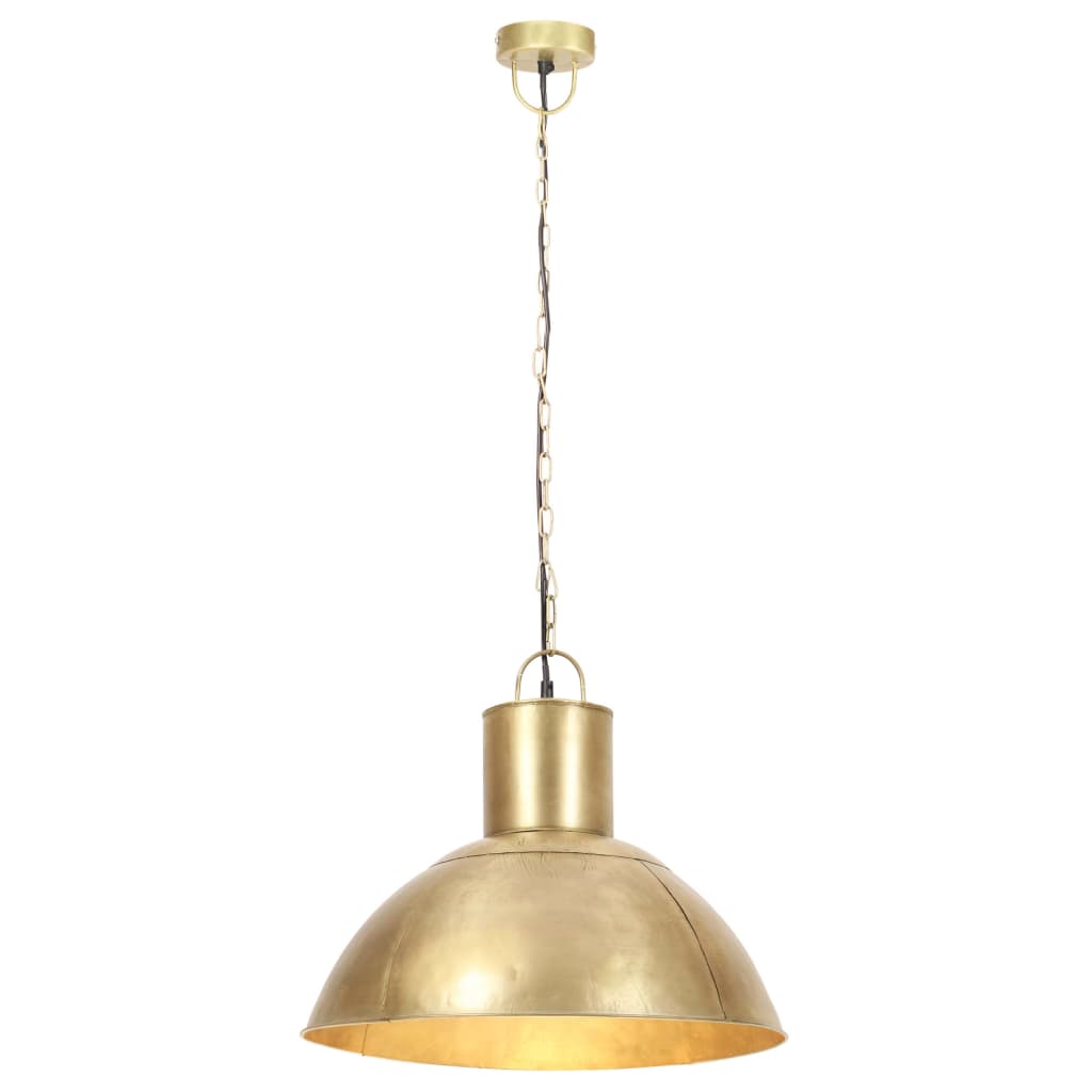 Lampe suspendue 25 w ronde 48 cm e27 couleur laiton - number 4.