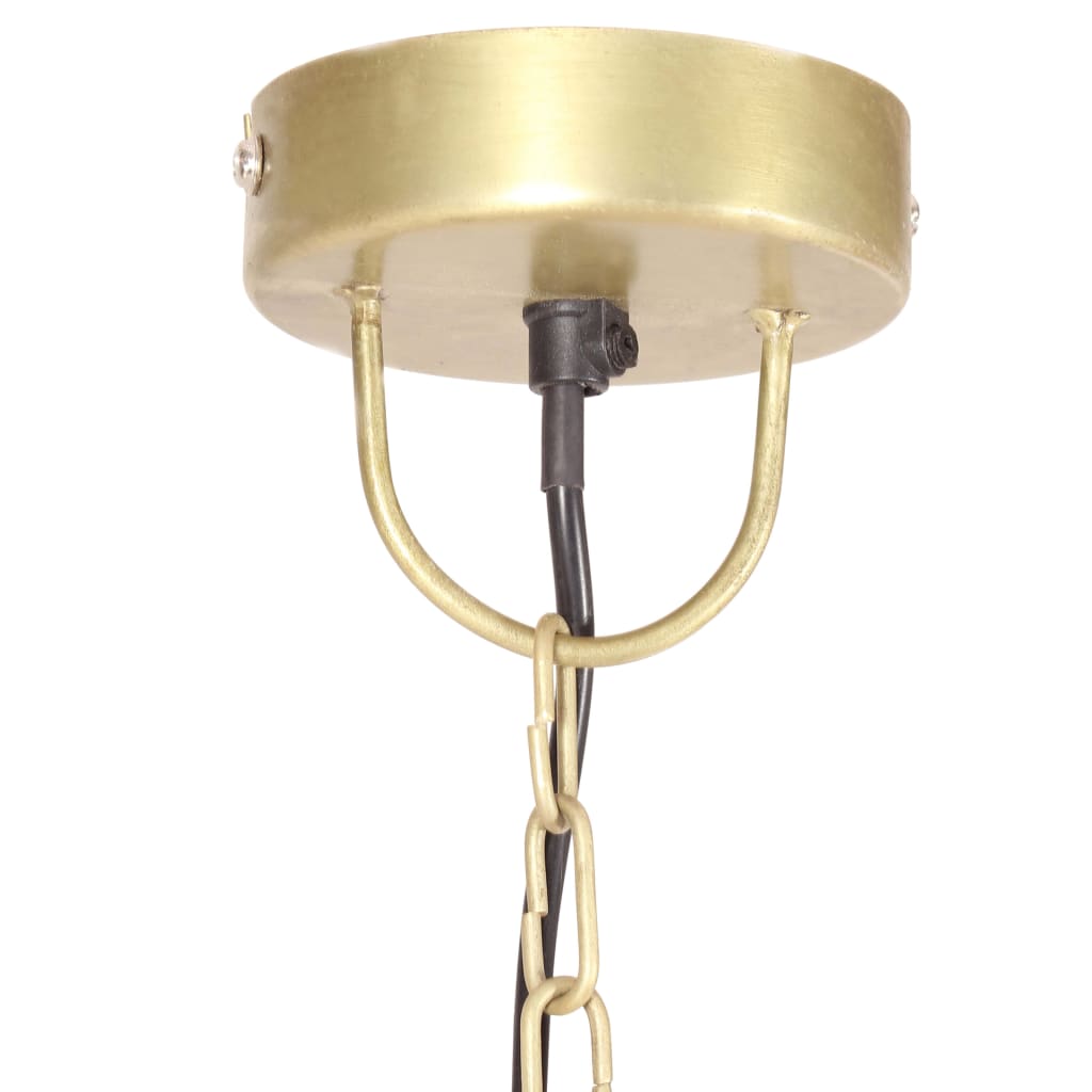 Lampe suspendue 25 w ronde 48 cm e27 couleur laiton - number 5.