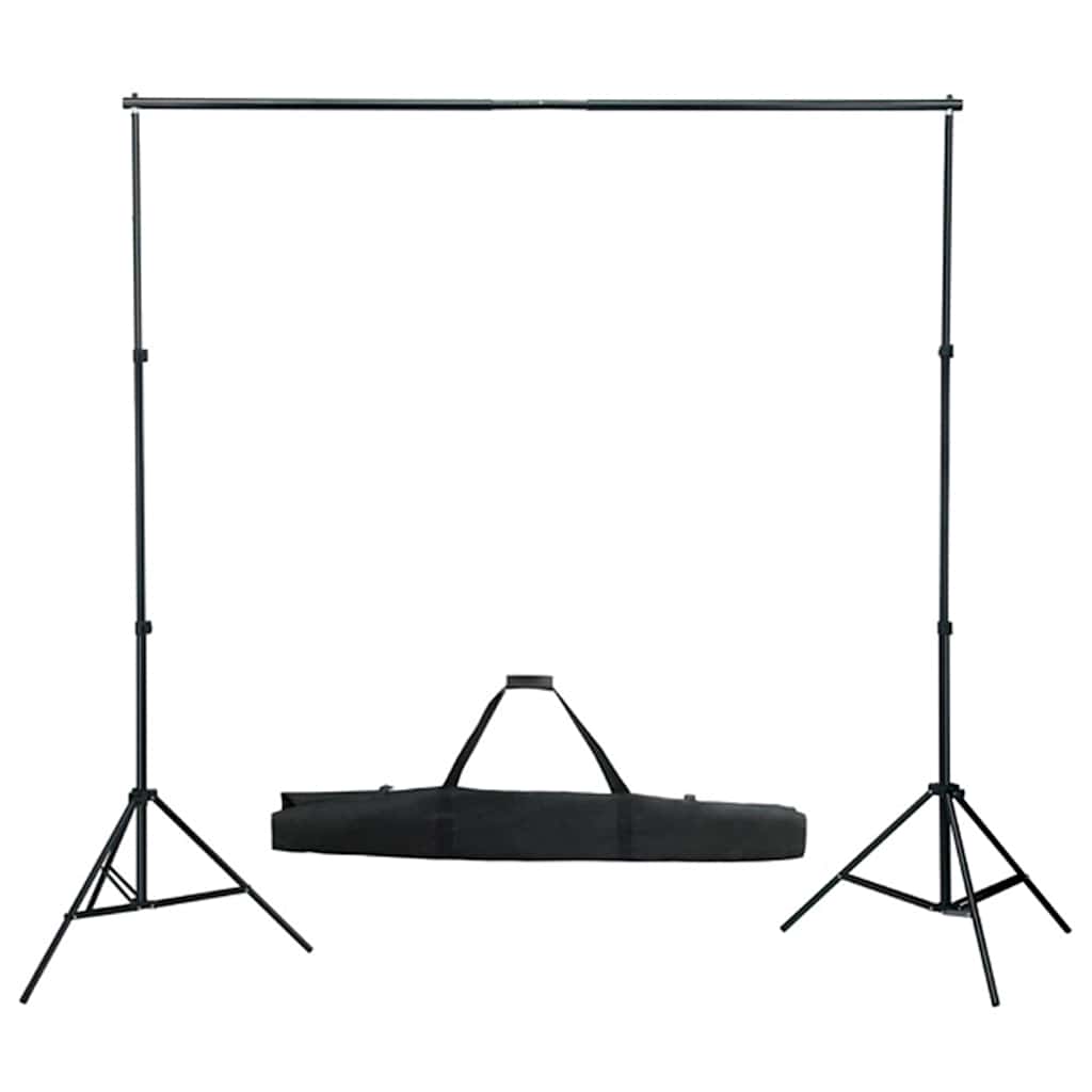 Attrezzatura per studio fotografico con sfondo, lampade e ombrelli - number 7.