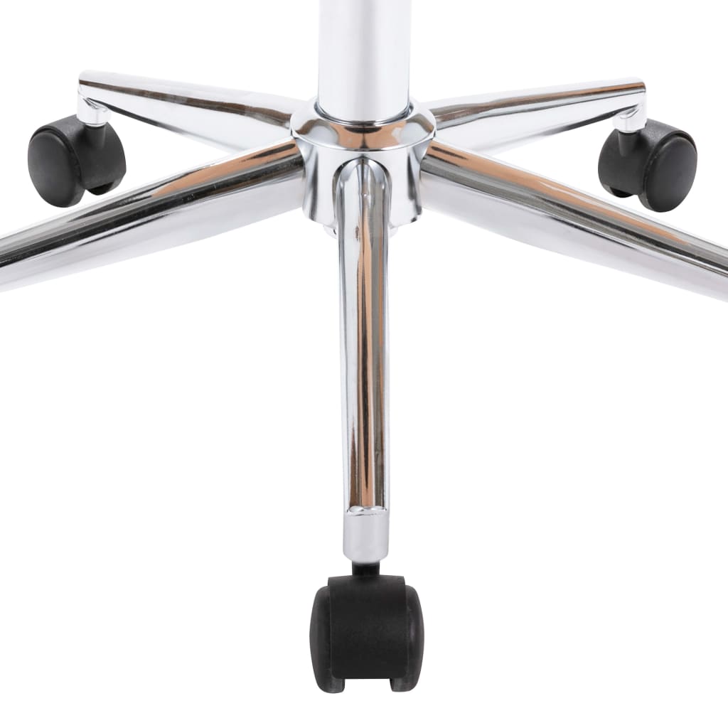 Drejelig kontorstol bøjet træ og kunstlæder sort - number 6.