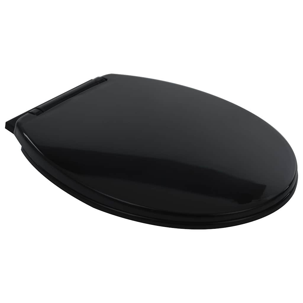 Wc haut sans bride à fermeture amortie 7 cm plus haut en céramique - noir - number 8.