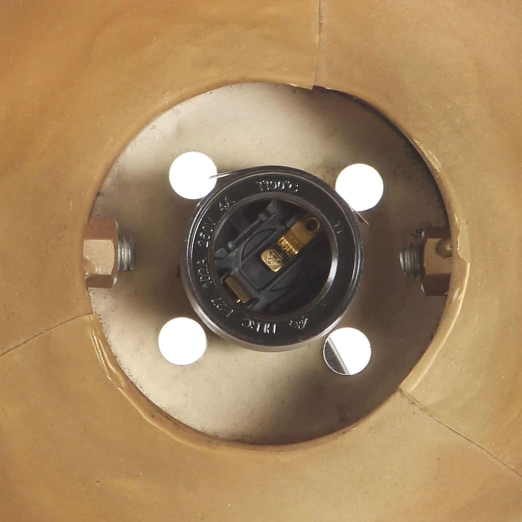 Applique industrielle 45x25 cm e27 couleur laiton - number 8.