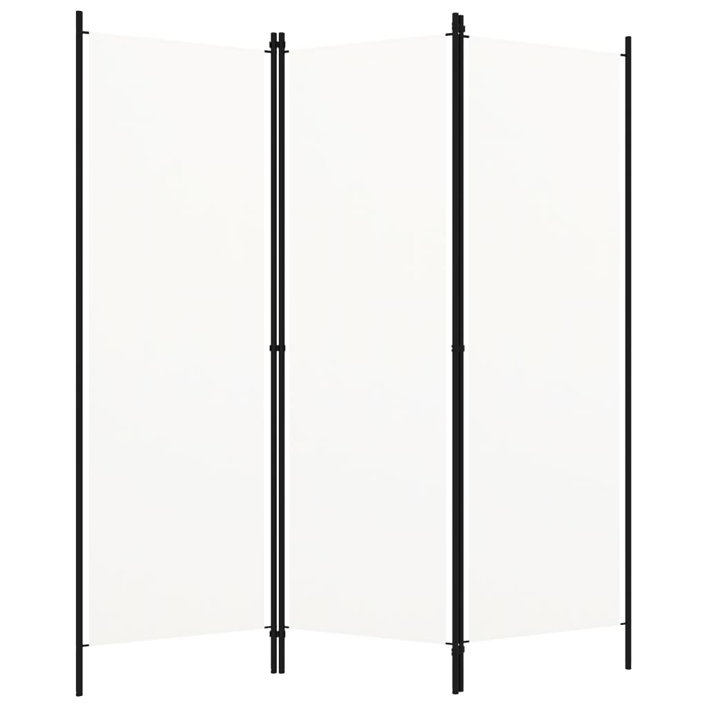 3-panels romdeler 150 x 180 cm - hvit, 3 - number 1.
