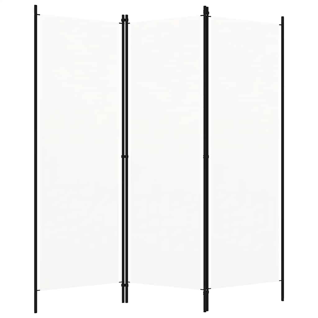3-panels rumsavdelare 150 x 180 cm - vit, 3 - number 2.