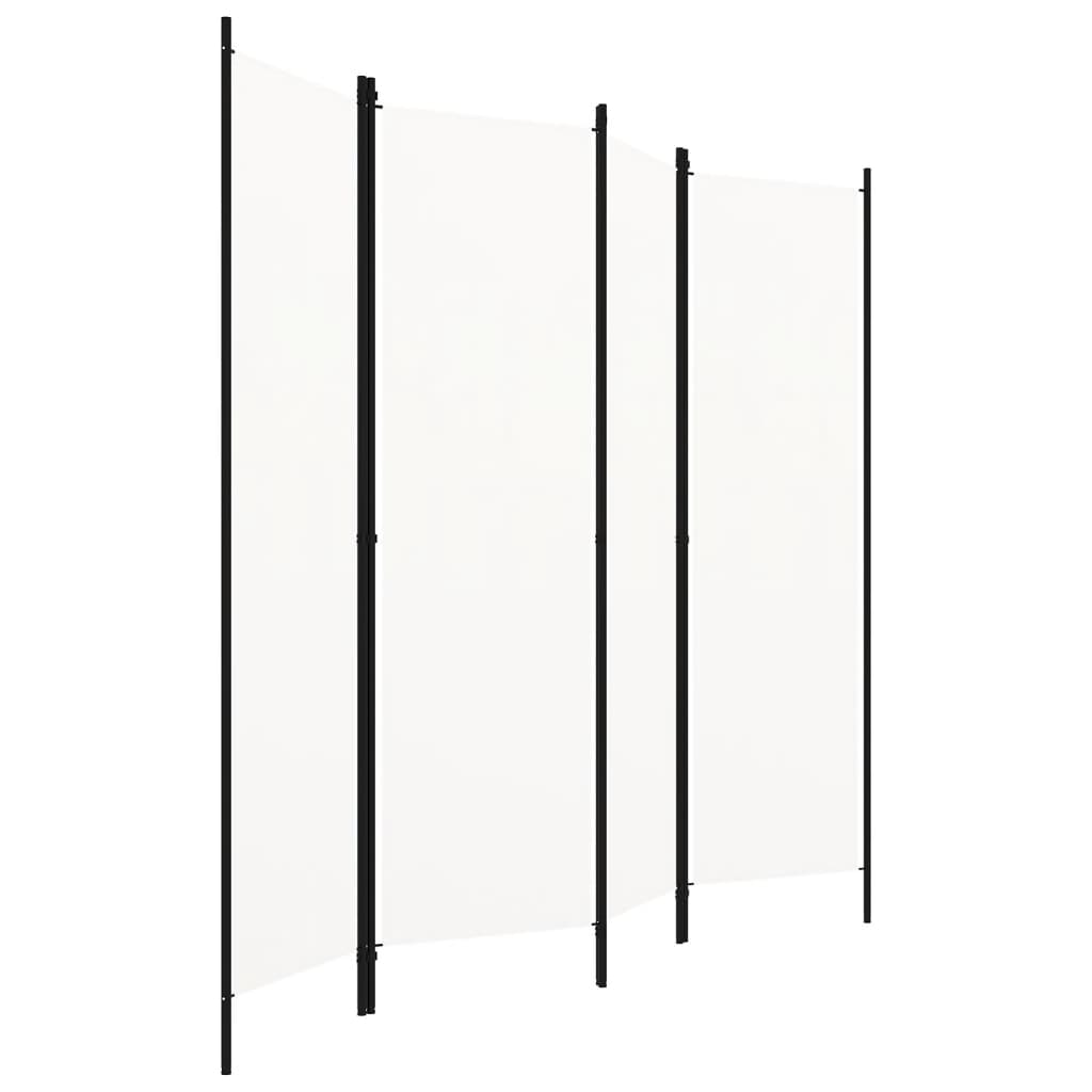 Parawan pokojowy 4-panelowy 200 x 180 cm - biały, 4 - number 2.