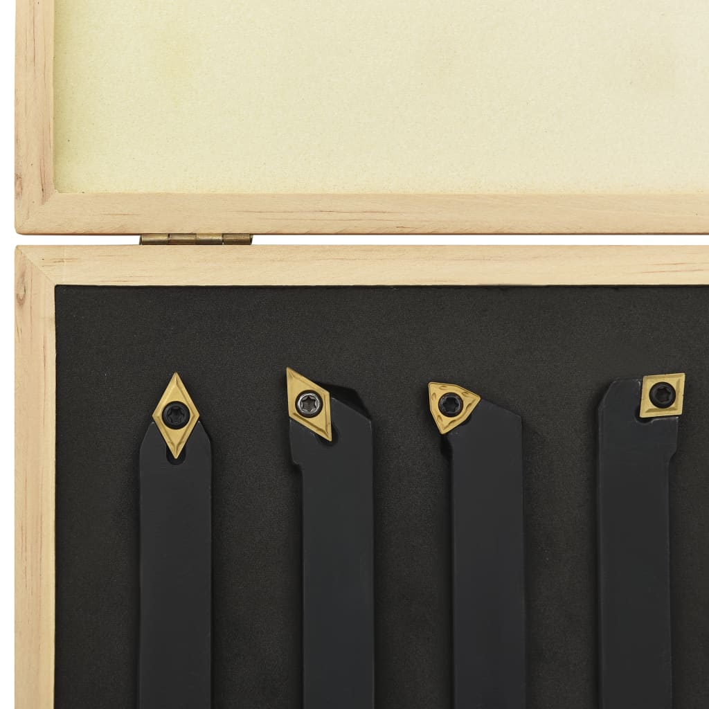 Svarvverktygssats 12 delar 16x16 mm 100 mm - number 5.