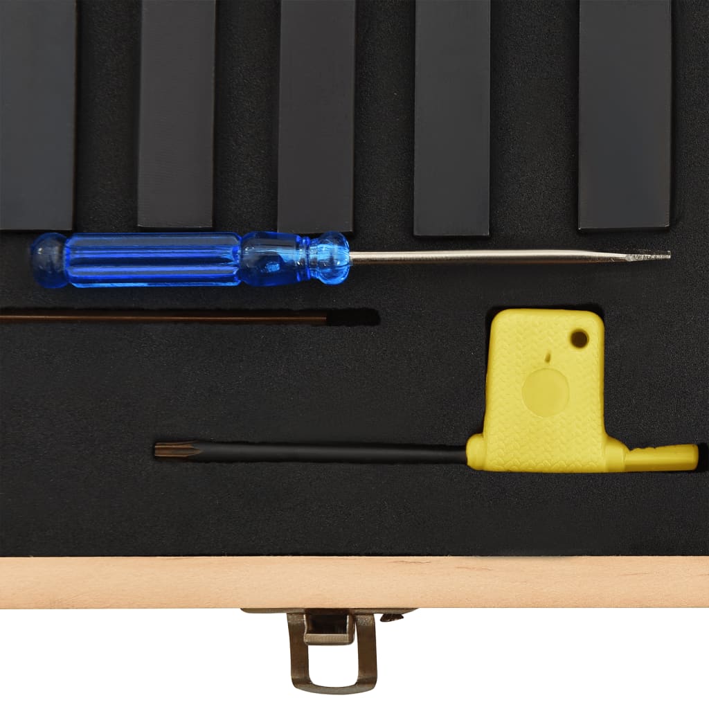 Svarvverktygssats 12 delar 12x12 mm 80 mm - number 6.