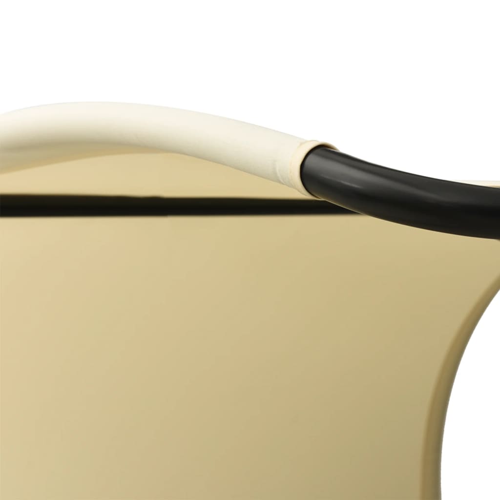 Dupla ležaljka s baldahinom textilene krem boje - number 5.