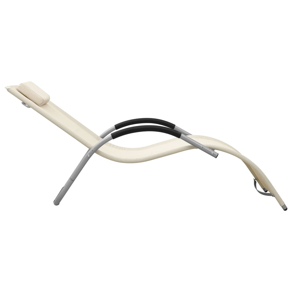 Ležaljka textilene - krem i siva, 1 - number 3.