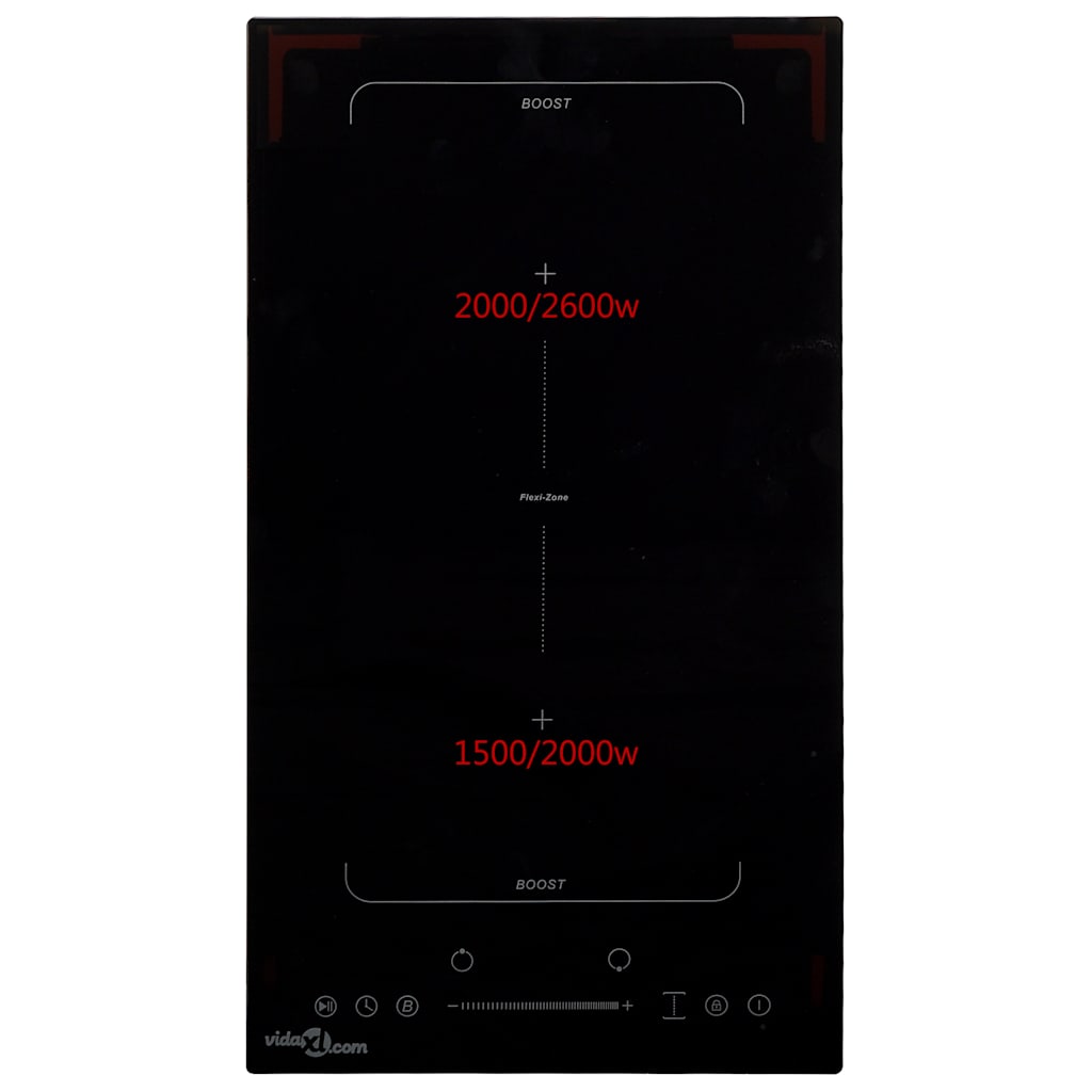 Flexizone induction hob 2 burners touch 3500 w glass - number 3.