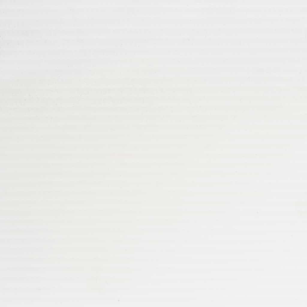 Haveskærm 70x0,19 m pvc hvid - number 6.