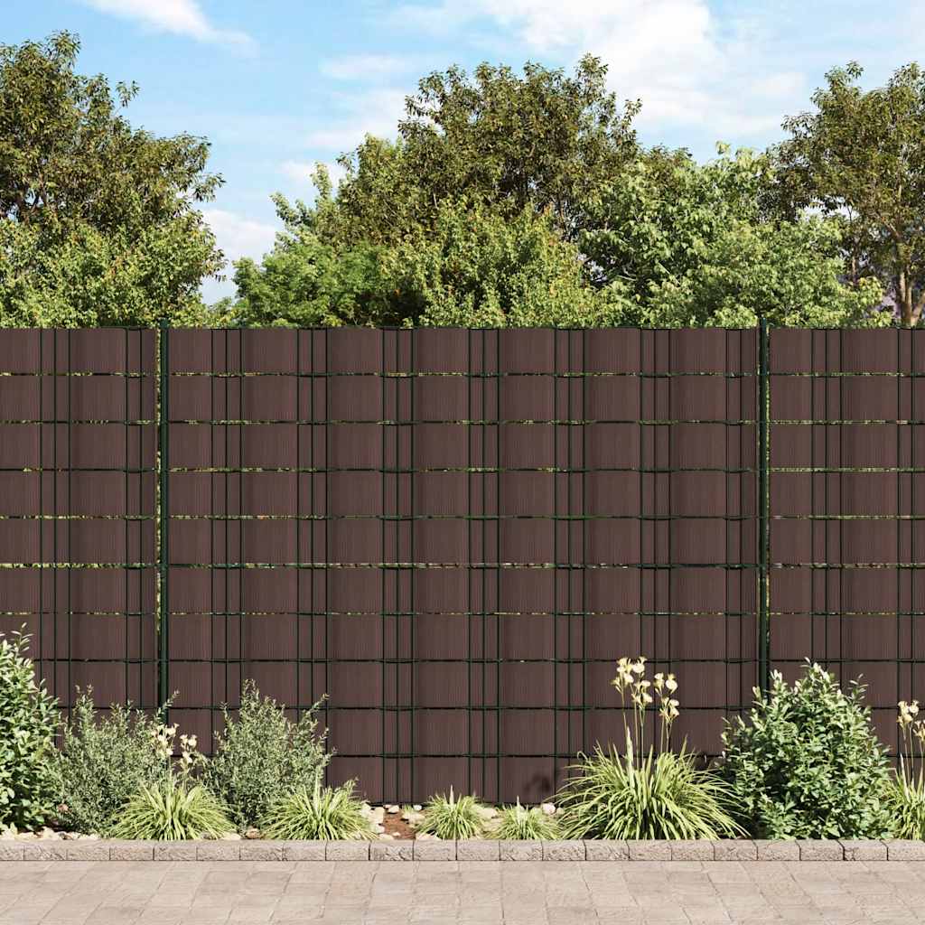 Écran de jardin 35x0.19 m pcs. pvc - brown, 35 x 0,19 m, 4 - number 1.